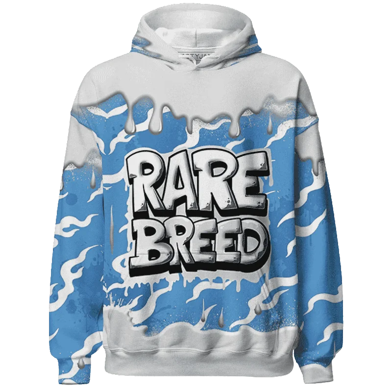 Fashion-Forward Unisex Apparel Laid-Back Fashion Offers NastyJamz Carolina Blue Univercitii 17s Hoodie Match Rare Breed Drippin All-Over Print