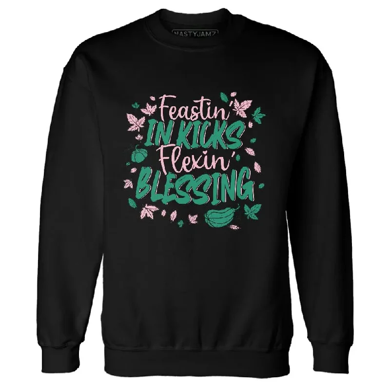 Unisex Casual Wear For All Seasons Spring Fashion Dunk Soft Pink Malachite NastyJamz Sweatshirt Match Kicks Feasting