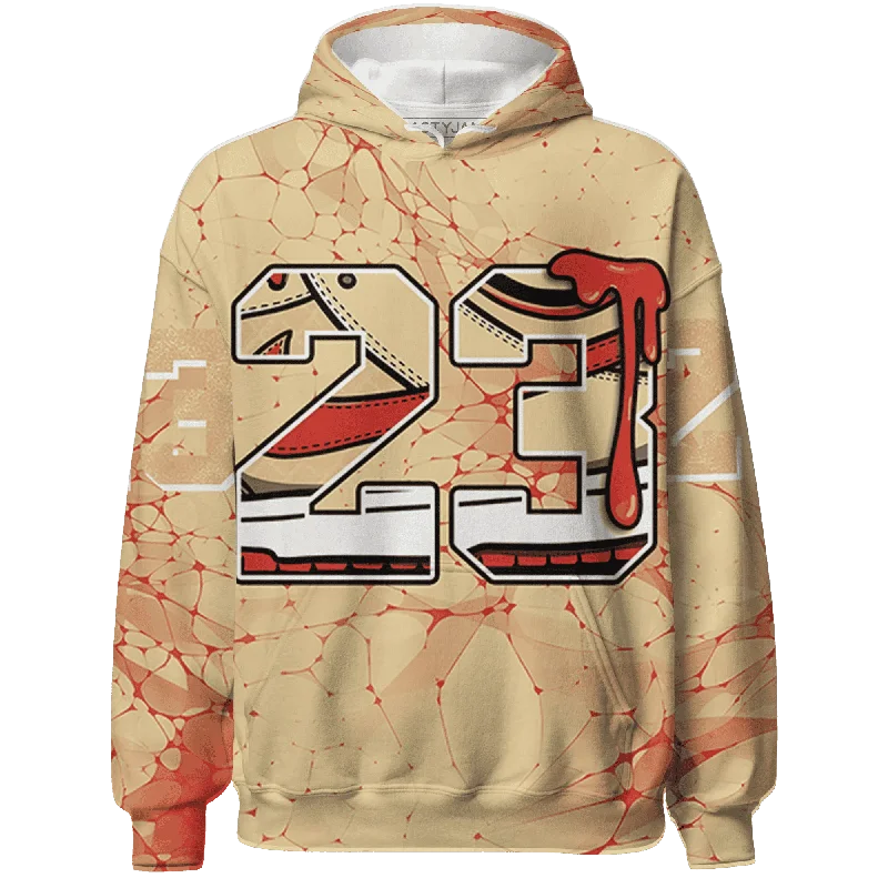 Urban-Inspired Unisex Fashion Trends Trendy Styles Dunk Strawberry Waffle NastyJamz Hoodie Match 23 Sneaker All-Over Print