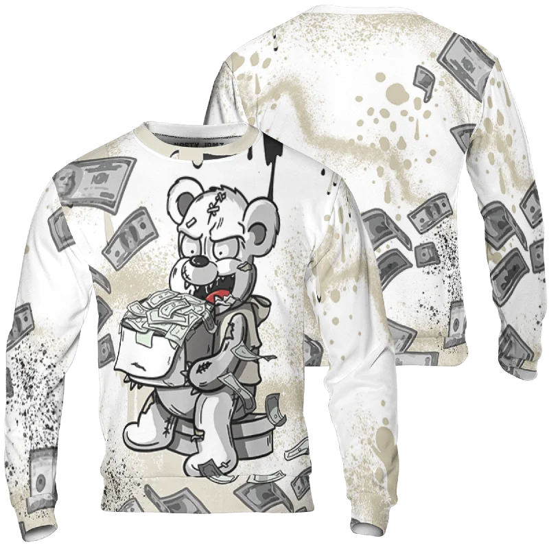 Oversized Unisex Apparel For Effortless Style Special Offer NastyJamz Gratitude 11s Sweatshirt Match Cash Money Splash Paint All-Over Print