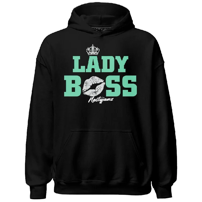 Urban Unisex Fashion Outfits Step Ahead, Lead The Trend Green Glow 3s NastyJamz Hoodie Match Lady Boss