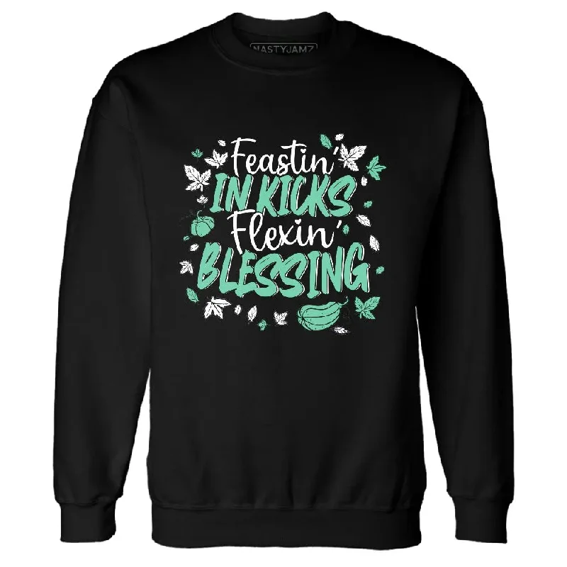 Functional And Stylish Unisex Outerwear Classy Style Discounts High OG Green Glow 1s NastyJamz Sweatshirt Match Kicks Feasting