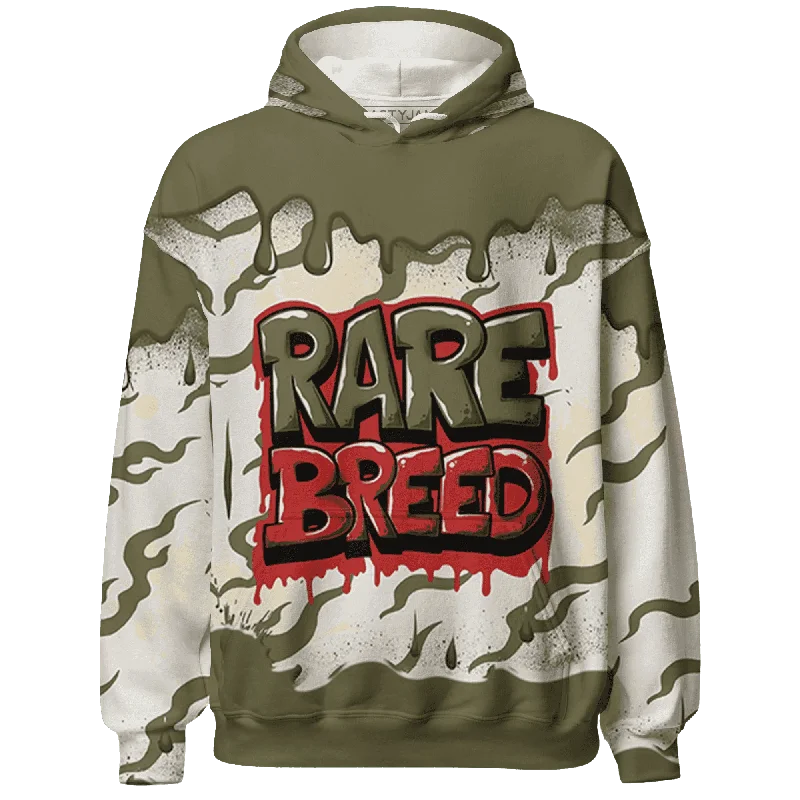 Relaxed-Fit Unisex Fashion For All-Day Comfort Low Price Special NastyJamz Medium Olive 1s Hoodie Match Rare Breed Drippin All-Over Print