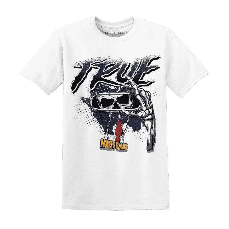 Versatile Clothing For All Genders Luxury Casual Deals NastyJamz White Navy 6s T-Shirt Match TRUE