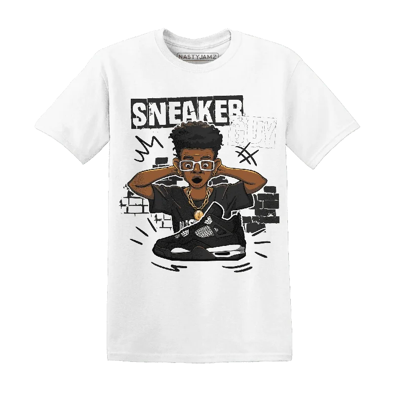 Sustainable And Ethical Unisex Clothing Sophisticated Style Offers NastyJamz White Thunder 4s T-Shirt Match Sneaker Guy Collector