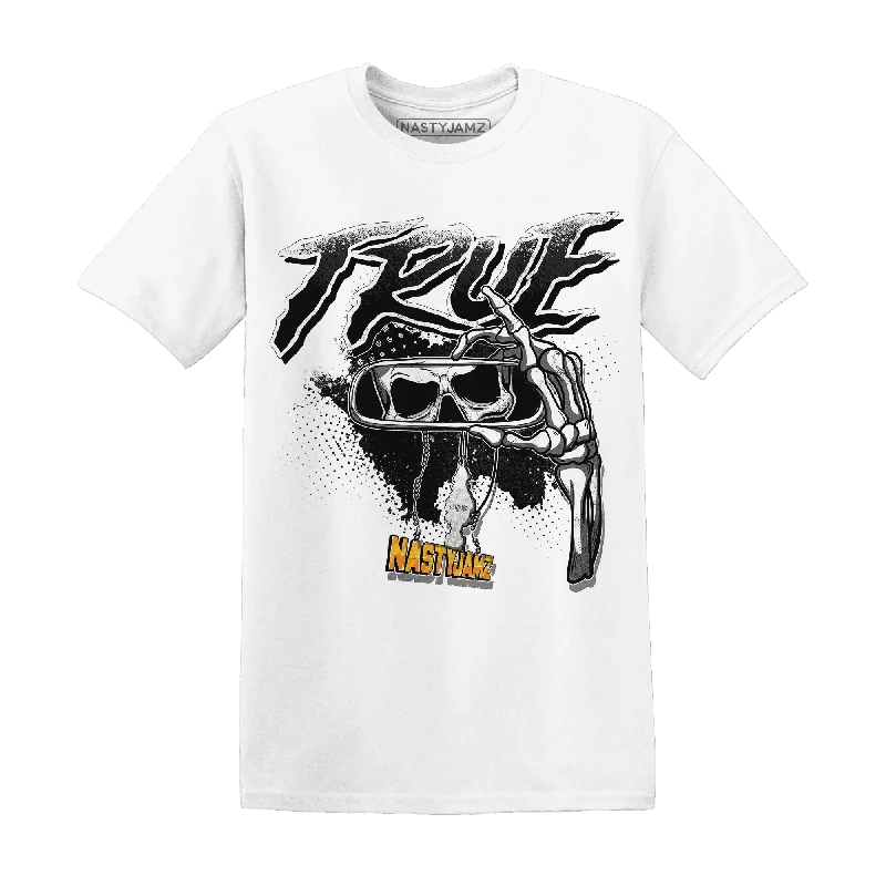 Oversized And Relaxed Unisex Fashion Modish Fashion Discounts NastyJamz White Thunder 4s T-Shirt Match TRUE