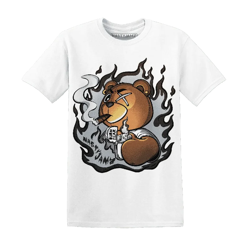 Everyday Wear For Men And Women Fresh Fashion Discounts NastyJamz Wolf Grey 12s T-Shirt Match BER Burn Fear