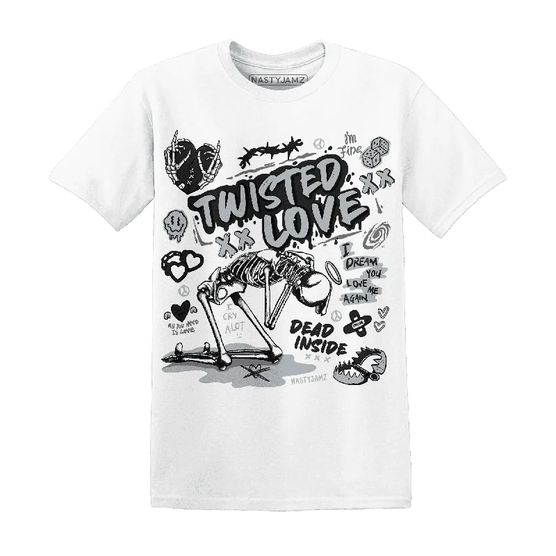 Modern Unisex Streetwear Outfits Huge Price Cut NastyJamz Wolf Grey 12s T-Shirt Match Twisted Love