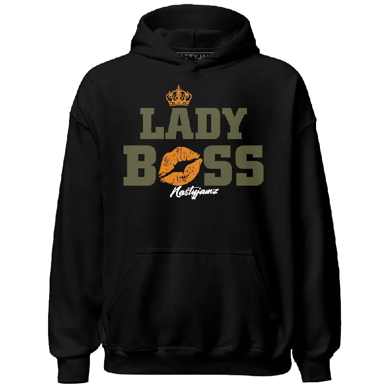 Everyday Wear For Men And Women Chic And Trendy Olive 5s NastyJamz Hoodie Match Lady Boss