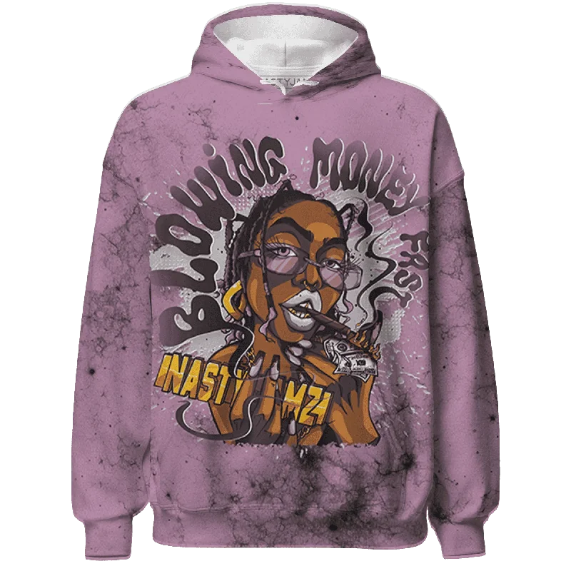 Gender-Neutral Fashion For Everyday Style Enjoy Discount Orchid Neutral Grey Black White 4s NastyJamz Hoodie Match Blowing Money Fast Girl All-Over Print