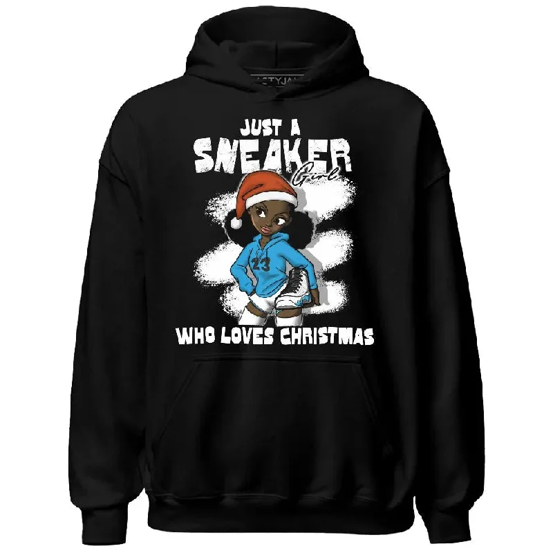 Sustainable Gender-Neutral Apparel Quick Grab Deals Powder Blue 9s NastyJamz Hoodie Match Xmas Sneaker Girl