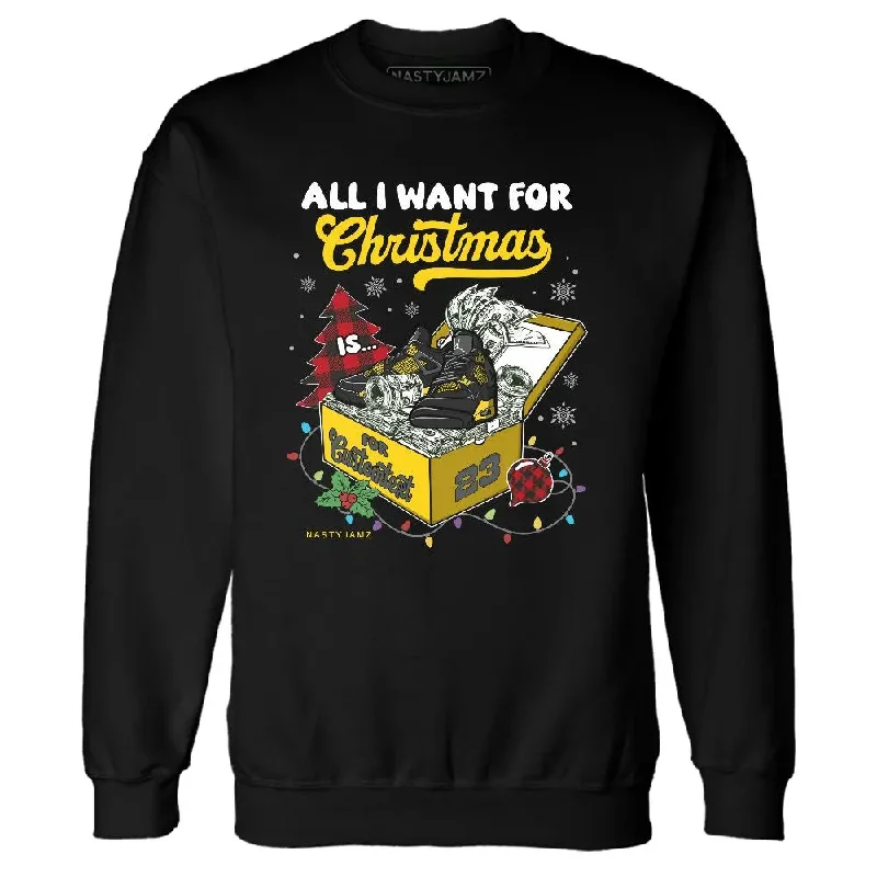 Functional And Stylish Unisex Outerwear Top Deals Thunder 4s NastyJamz Sweatshirt Match Dollar Sneaker Box Christmas Custom Text