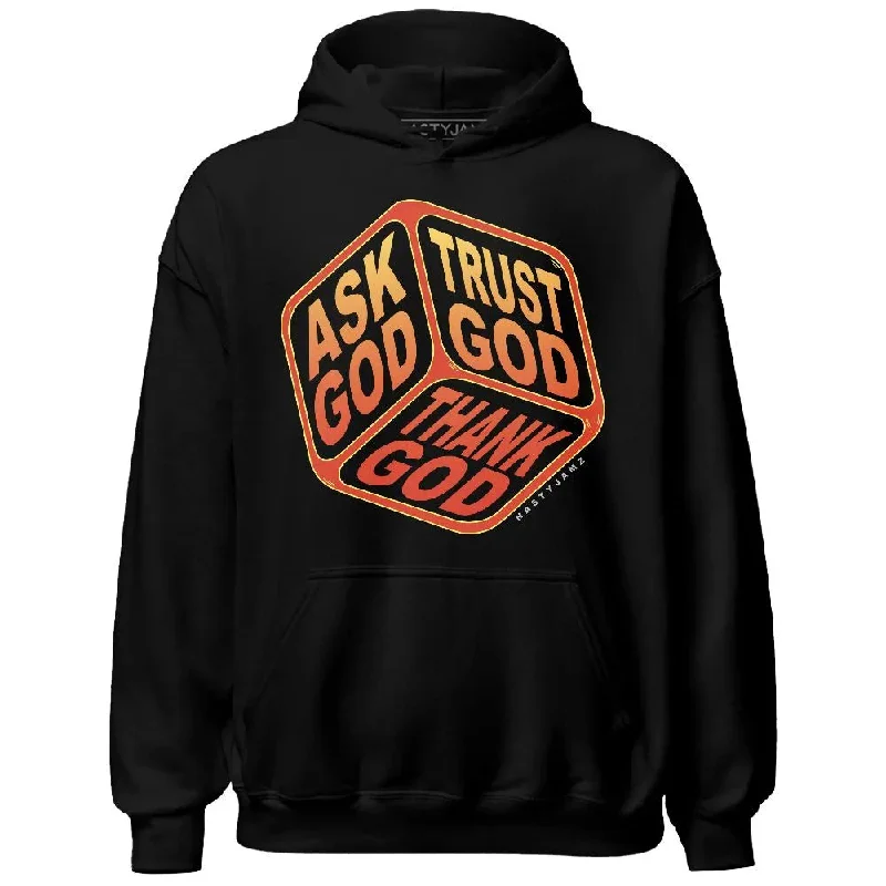 Oversized Unisex Apparel For Effortless Style Fashion-Forward VaporMax Sunset NastyJamz Hoodie Match Trust God