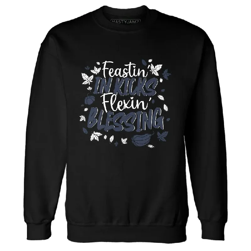 Urban-Inspired Unisex Fashion Pieces Must-Have Style Discounts White Navy 6s NastyJamz Sweatshirt Match Kicks Feasting