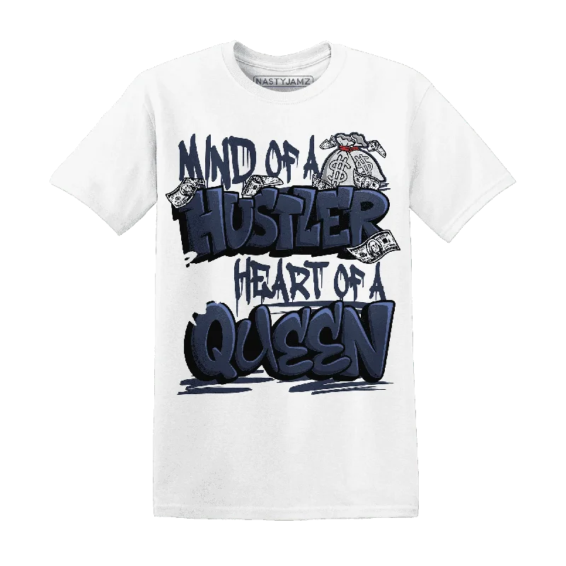 Functional And Stylish Unisex Outerwear Luxe Style Discounts NastyJamz White Navy 6s T-Shirt Match  Hustler Heart Queen