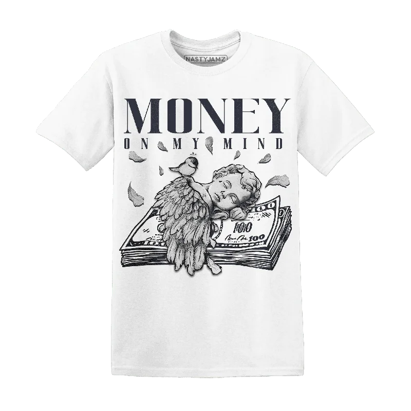 Comfortable And Stylish Unisex Outfits Shop The Hottest Deals NastyJamz White Navy 6s T-Shirt Match  Money On My Mind Angel