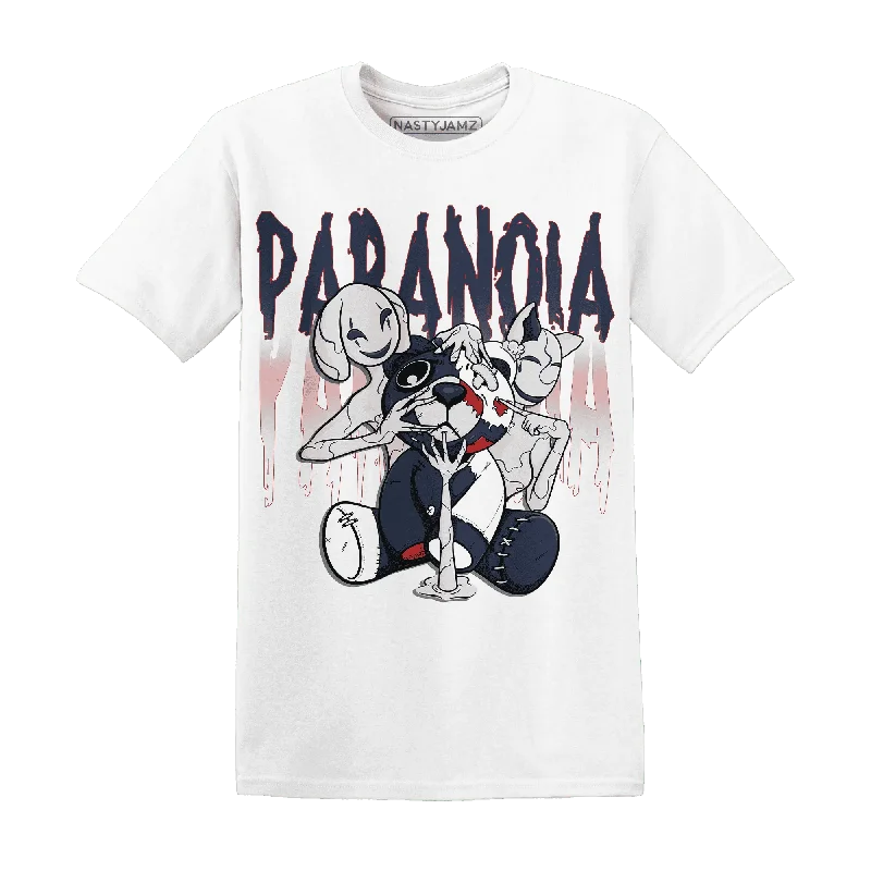 Sleek And Contemporary Gender-Free Outfits Additional Time-Limited Offers NastyJamz White Navy 6s T-Shirt Match  Paranoia BER