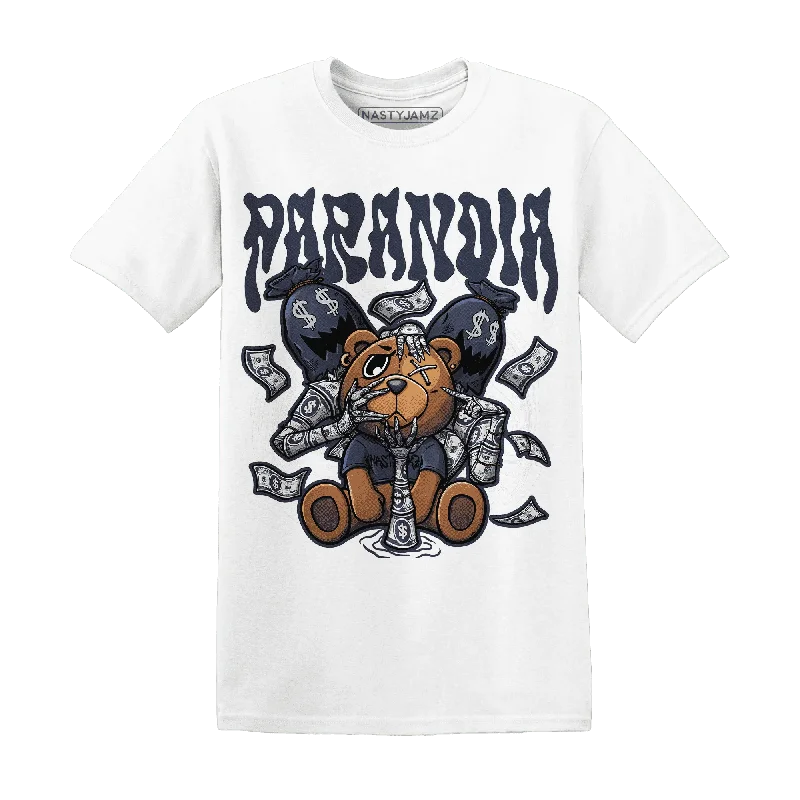 Functional And Stylish Unisex Wear Limited Stock, Big Discounts NastyJamz White Navy 6s T-Shirt Match  Paranoia Money BER