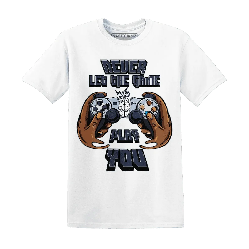 Unisex Casual Wear For All Seasons New Season Fashion Preview NastyJamz White Navy 6s T-Shirt Match  The Game Changer