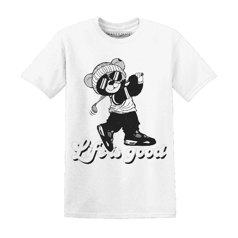 Classic Unisex Fashion Looks Fashion Forward Femininity NastyJamz White Thunder 4s T-Shirt Match BER Like Golf