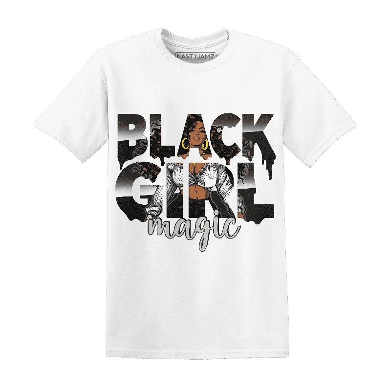 High-Quality Unisex Basics For Everyday Wear Premium Style Offers NastyJamz White Thunder 4s T-Shirt Match  Black Girl Magic