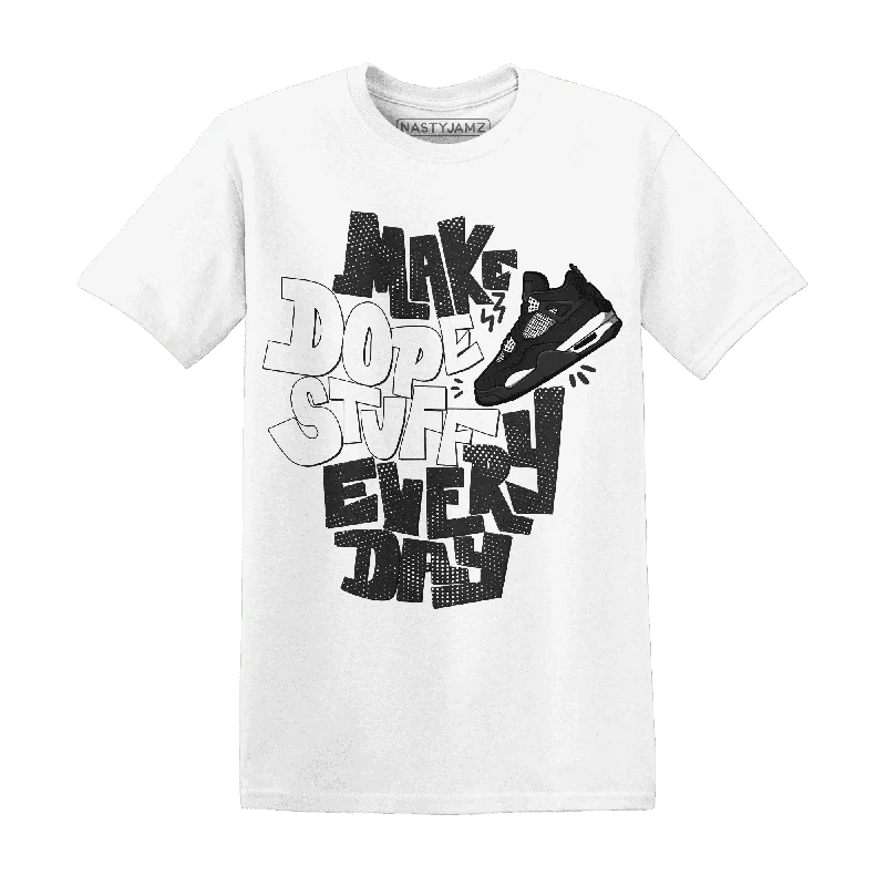 Unisex Casual Wear For All Seasons Shop Sales NastyJamz White Thunder 4s T-Shirt Match  Dope Sneaker