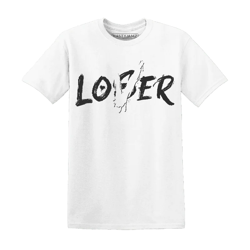 Effortless And Modern Unisex Dressing Special Offers NastyJamz White Thunder 4s T-Shirt Match  Loser Lover