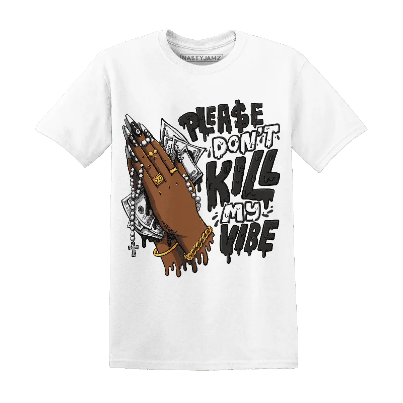 Minimalist Unisex Fashion Essentials Stylish Savings NastyJamz White Thunder 4s T-Shirt Match Please Don't Kill My Vibe