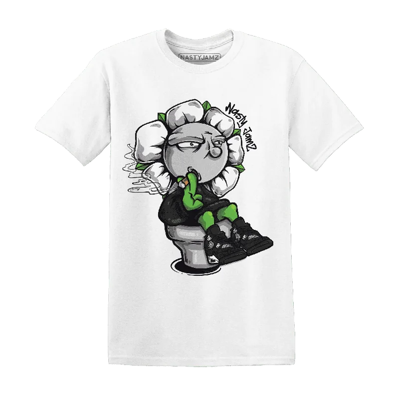 Contemporary Gender-Free Clothing Styles Urban Fashion NastyJamz White Thunder 4s T-Shirt Match Rebel Bloom