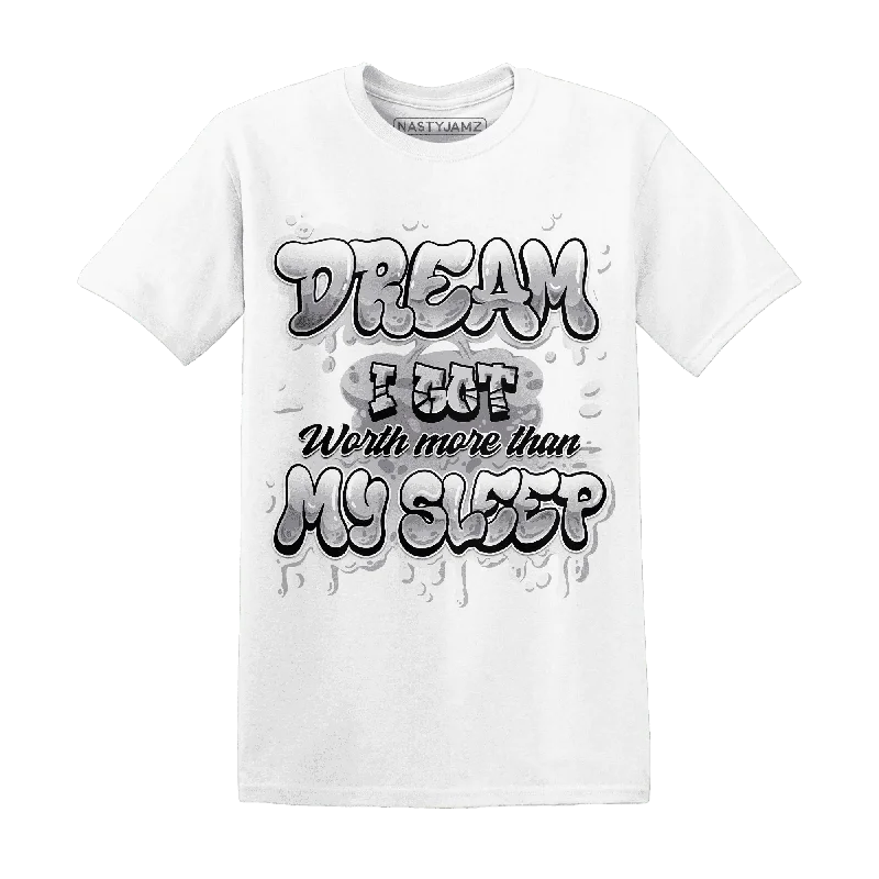 Contemporary Gender-Free Clothing Styles Hot Styles NastyJamz Wolf Grey 1s T-Shirt Match  Dream Over Rest