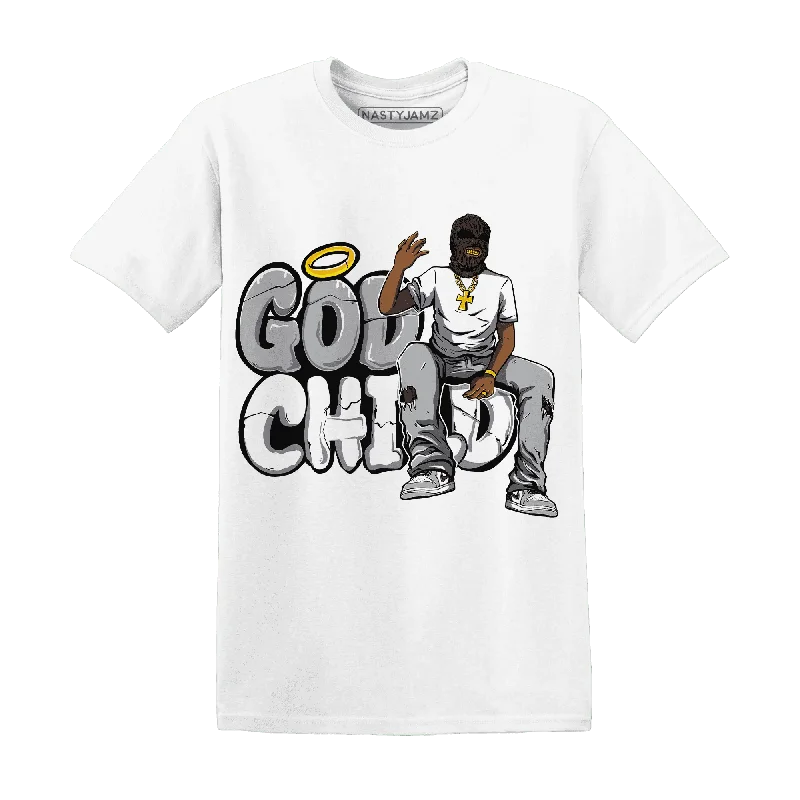 Chic And Contemporary Unisex Clothing Choices Stylish Savings NastyJamz Wolf Grey 1s T-Shirt Match  God Child