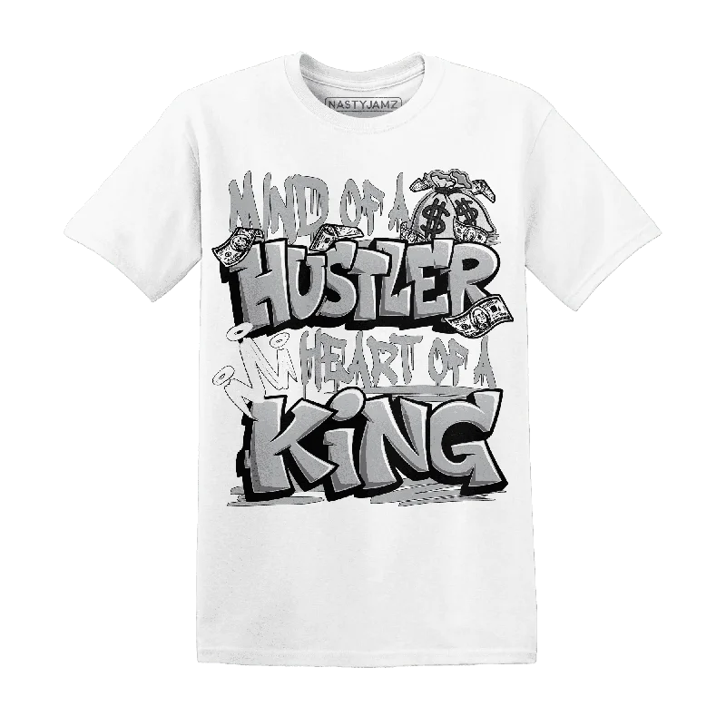 Urban-Inspired Unisex Fashion Pieces Trendy Looks On Sale NastyJamz Wolf Grey 1s T-Shirt Match  Hustler Heart King