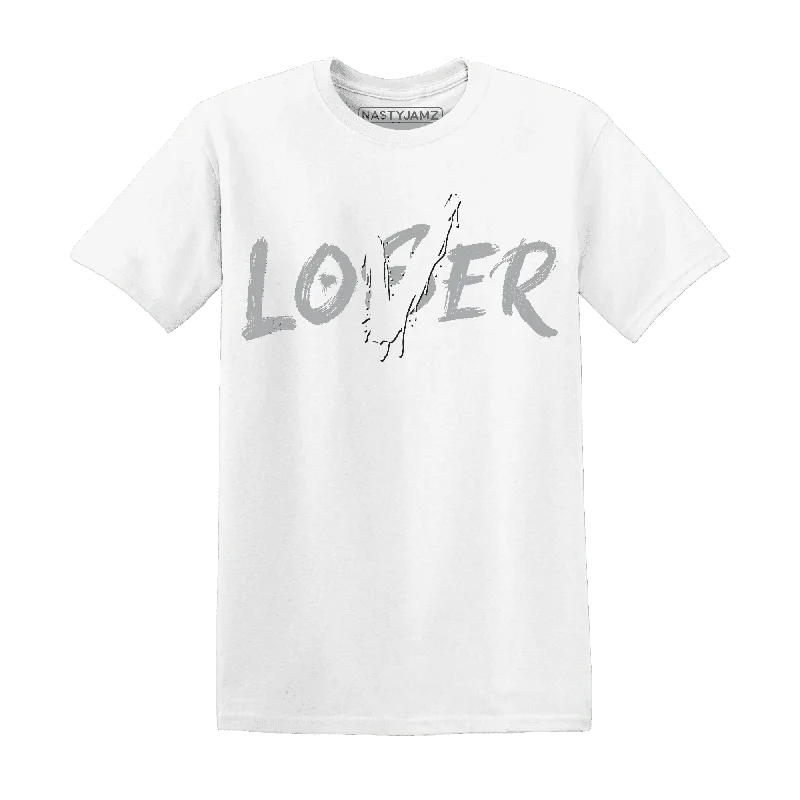 Soft And Breathable Unisex Loungewear Modish Fashion Discounts NastyJamz Wolf Grey 1s T-Shirt Match  Loser Lover