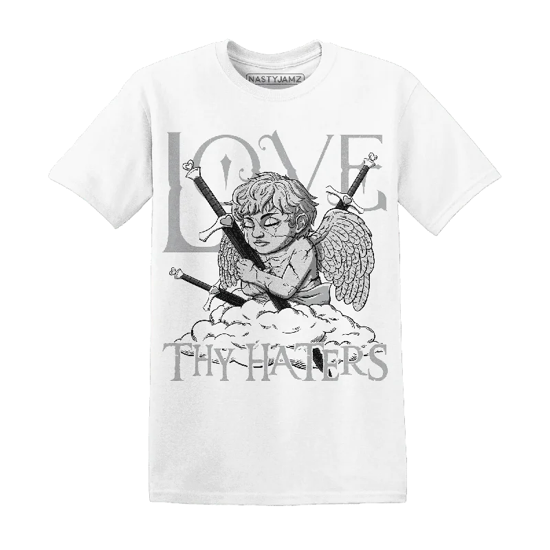 Sleek And Stylish Unisex Outerwear Modern Chic Discounts NastyJamz Wolf Grey 1s T-Shirt Match  Love Thy Haters Angel