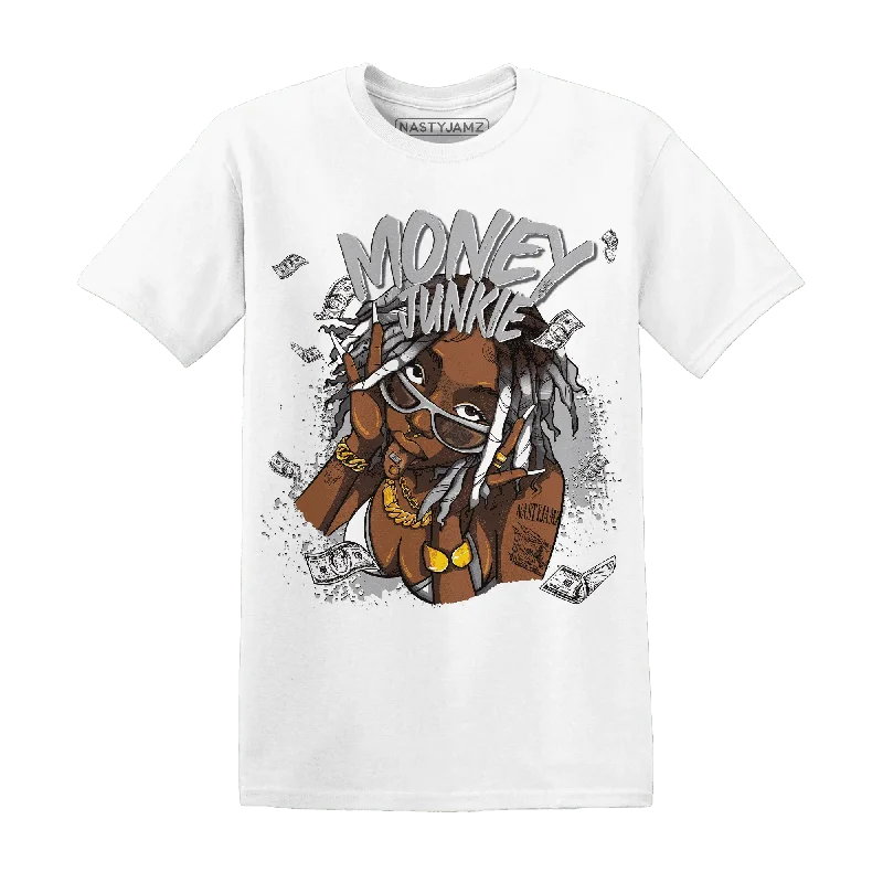 Urban-Inspired Unisex Fashion Trends Easy Elegance Sales NastyJamz Wolf Grey 1s T-Shirt Match  Money Junkie