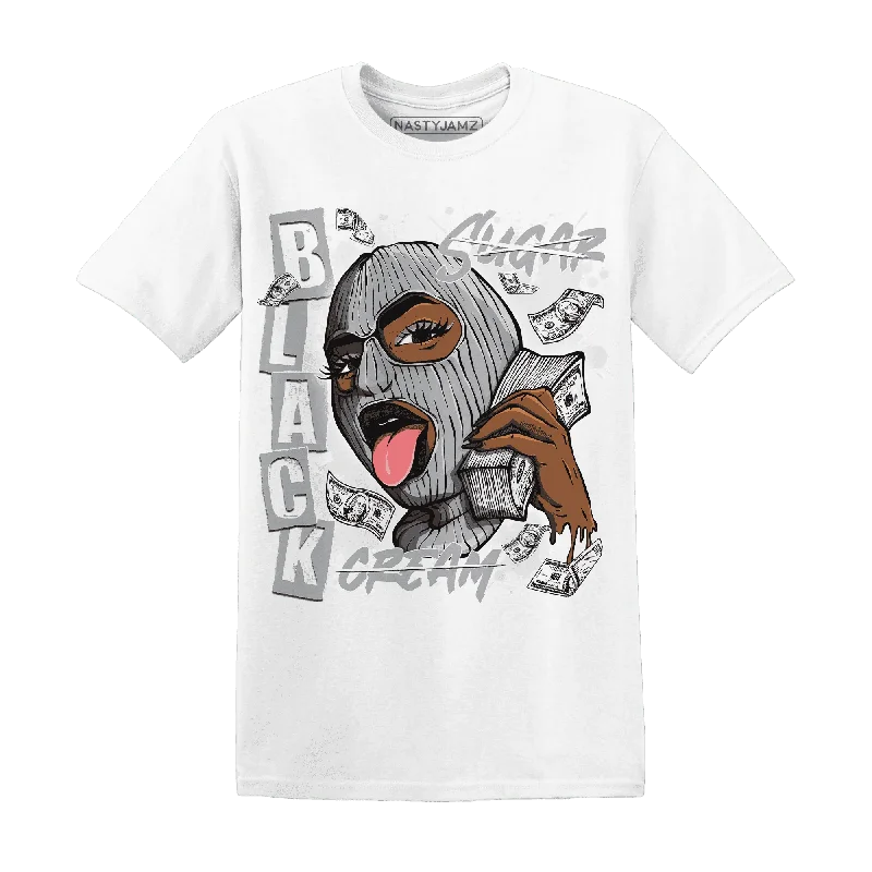 Casual Yet Sophisticated Unisex Fashion Fashionable Comfort Promotions NastyJamz Wolf Grey 1s T-Shirt Match  No Sugar No Cream