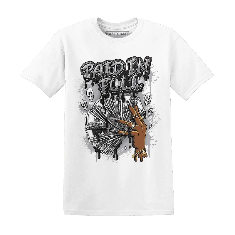 Minimalist Unisex Fashion Essentials New In This Season NastyJamz Wolf Grey 1s T-Shirt Match  Paid In Full